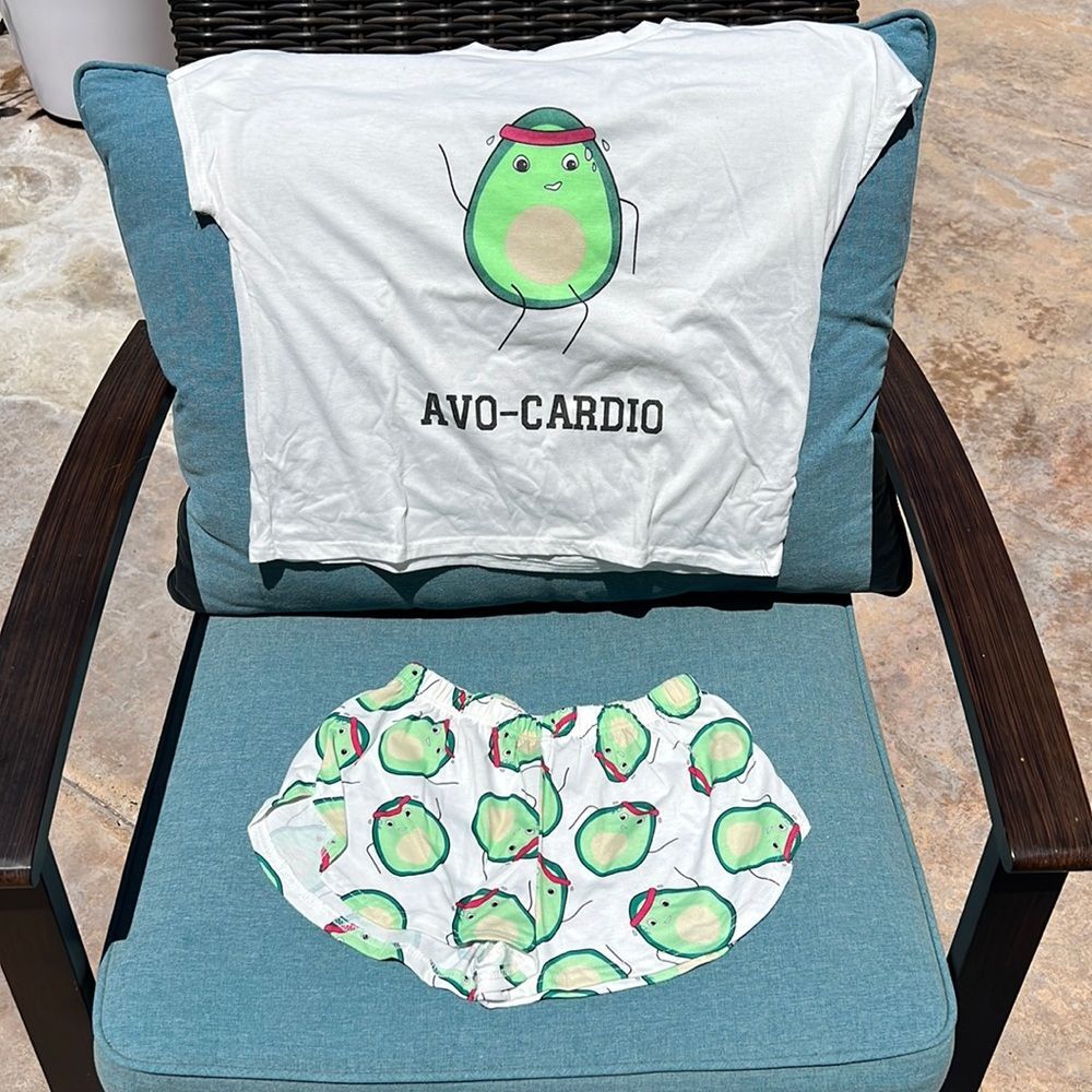 Avo-cardio pajama set size m Avocado 0216